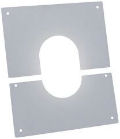 plaque  300x300mm  concentrique 80/125